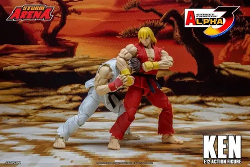 Street Fighter Alpha 3 Ken 1/12 Scale Storm Arena | Parcelamento