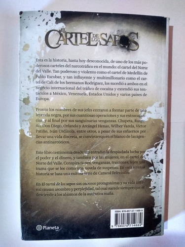 El Cartel De Los Sapos Autor Andrés López López (Usado)