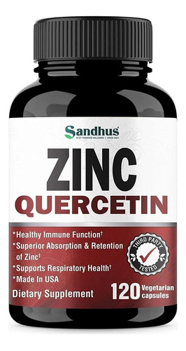 Zinc + Quercetina 120 Capsulas - U - Unidad A $2124