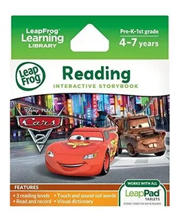 Leapfrog Leappad Ultra Ebook Disney Pixar Cars 2 Funciona Co