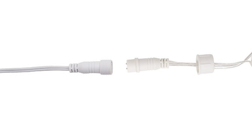 Imagen 5 de 6 de Serie 500 Luces Led 50 Mts Luz Ambar Fija Cable Transparente