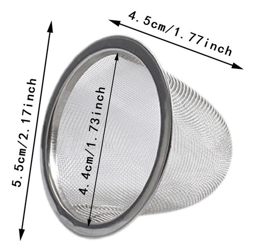 Filador De Té De Malla De Acero Inoxidable, Malla De Filtro