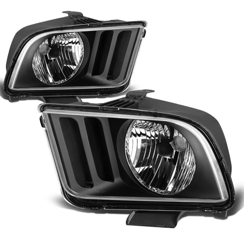 Dna Motoring Hl-oh-fm05-bk-cl1 Reemplazo De Faros Delanteros