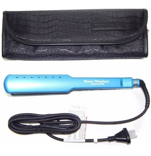 Imagen 2 de 9 de Planchita De Pelo Alisadora + Funda - Nano Titanium