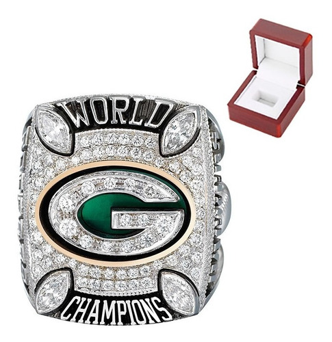 Nfl - Anillos De Campeonato De Los Green Bay Packers 201 [u]