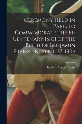 Libro Ceremony Held In Paris To Commemorate The Bi-centen...