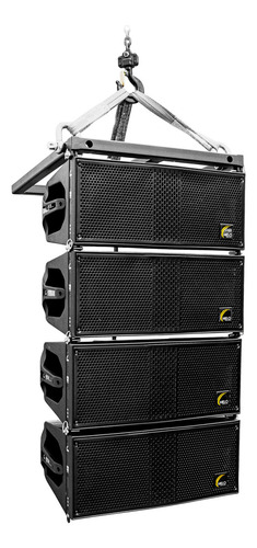 Mattur206 Bafle Activo 2 Vias 2x06 PuLG. Melo. Color Negro