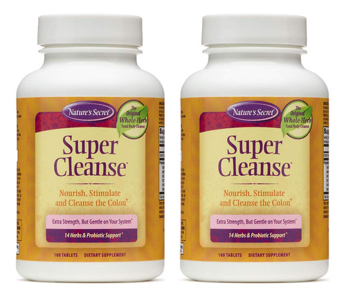 Nature's Secret Super Cleanse Extra Strength Toxin Detox & G