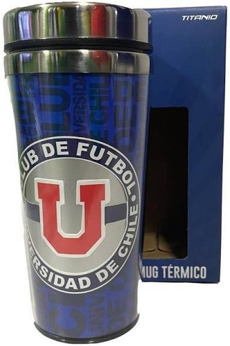 Mug Térmico Universidad De Chile Producto Oficial Nuevo 