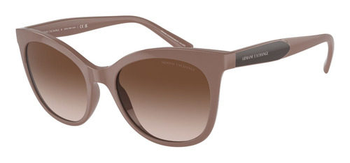 Óculos de sol Armani Exchange originais Ax4094, cor marrom, cor da moldura