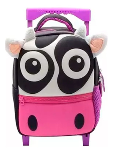 Mochila Infantil Jardin C/ Carro Funny Land Animales Cresko