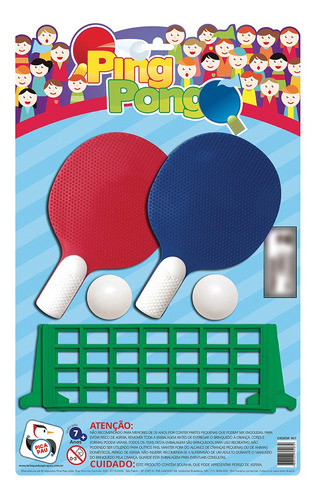 Imagem 1 de 2 de Brinquedo Didático Infantil Jogo Tênis De Mesa Pica Pau