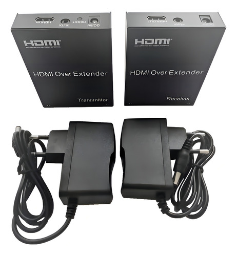 Adaptador Extensor Hdmi Via Rj45 Até 120m Cat5/cat6 Ss-05