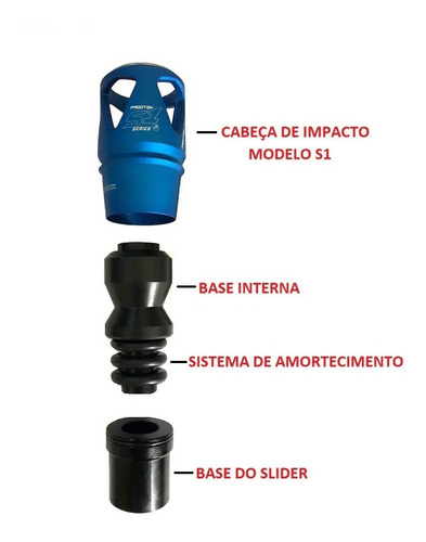 Imagem 3 de 5 de Slider Procton S1 Honda Cb 500f Cb 500x 2014 A 2023 Laranja