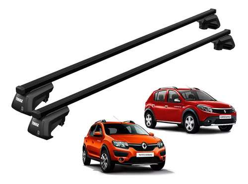 Rack Bagageiro Teto Thule Smartrack Xt Sandero Stepway 2020