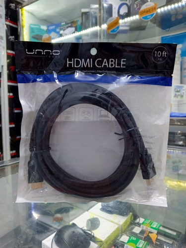 Cable Unno Tekno Hdmi De 3m Tasa Bcv