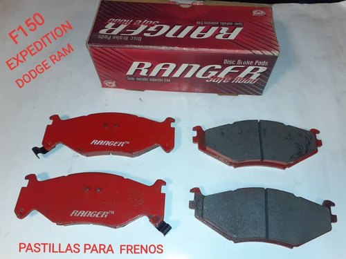 Pastillas De Frenos F150/ Expedition/ Dodge Ram