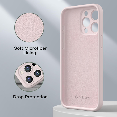 Funda Cellever Strong Magnetic Para iPhone 15 Pro Max Chalk