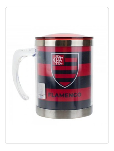 Caneca Termica Flamengo Mileno Oficial Licenciado