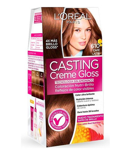 L'oréal Paris Casting Creme Gloss Tono 610 Café Latte