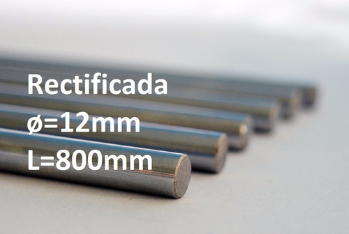4 Barras Acero Satycsa Cromado Inoxidable Ø= 12mm L= 800mm
