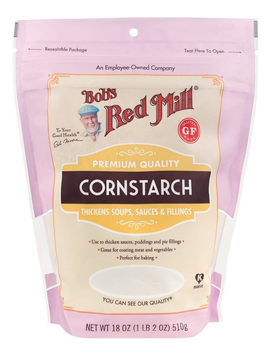 Bob's Red Mill Cornstarch (almidón De Maíz) 510 G