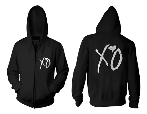 Black xo hoodie sale