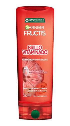 Acondicionador Garnier Fructis Brillo Vitaminado X 350 Ml