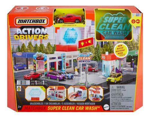 Matchbox Set De Juego Playset De Acción Super Autolavado Multicolor