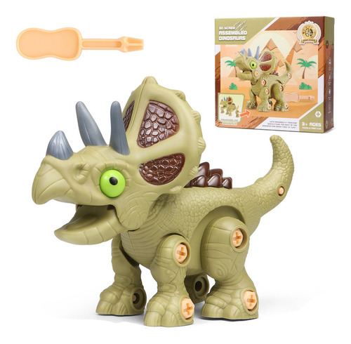 Modelo De Juguete De Dinosaurio, Combinación De Tuercas Desm