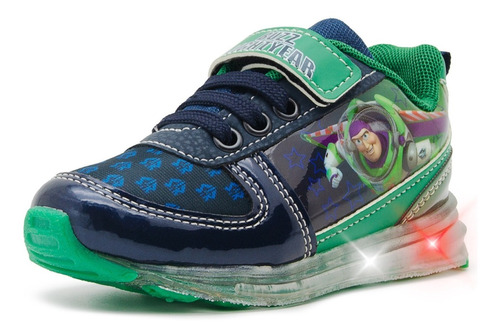 Tenis Buzz Lightyear Con Luces Niños Disney Licencia 12-15