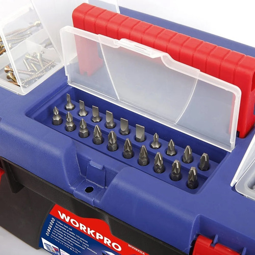 Imagen 4 de 9 de Caja Herramientas Completa Martillo Pinza Alicate Calidad