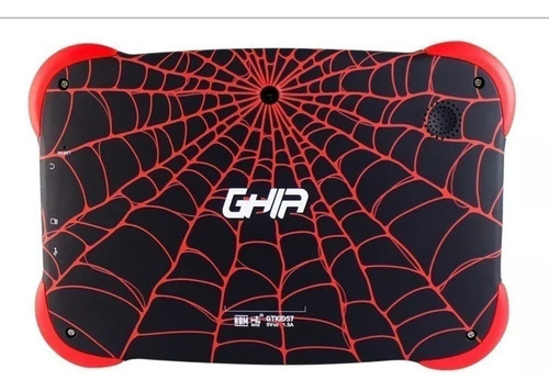 Tableta Ghia Kids 7 Quad Core A50 16gb Ram 1gb Negro-rojo