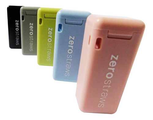 Popote Portatil, Doblable Y Reusable, Marca Zerostraws