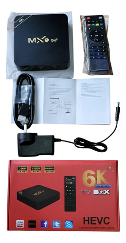 Tv Box Convertidor A Smart Tv Ram32gb Android 13.1 Ultra Hd Negro