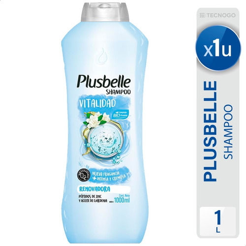 Plusbelle Shampoo Vitalidad Renovadora X 1000 Ml