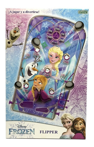 Disney Frozen Juego Flipper Con Personajes Art 2353