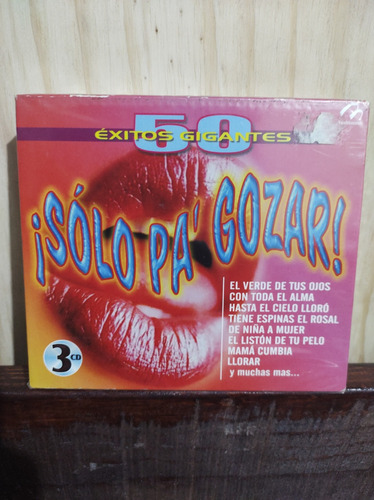 Solo Para Gozar 50 Éxitos Gigantes 3cds Cd #0104