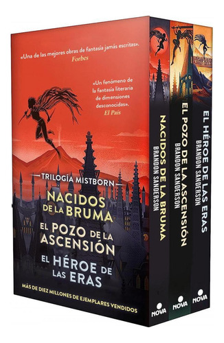 Libro: Estuche Trilogia Mistborn. Sanderson, Brandon. Nova