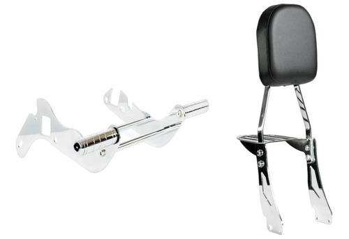 Kit Mirage 250 Sissy Bar + Protetor De Motor Com Pedaleiras + Brinde