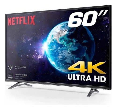 Smart TV de 60" Hyundai HYLED60UHD 4K