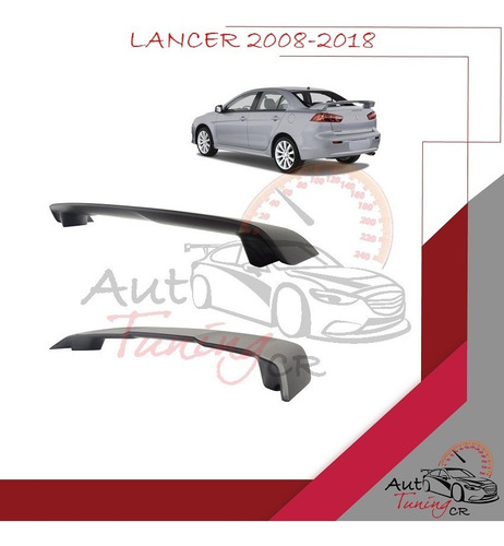 Imagen 1 de 1 de Coleta Spoiler Tapa Baul Mitsubishi Lancer 2008-2018