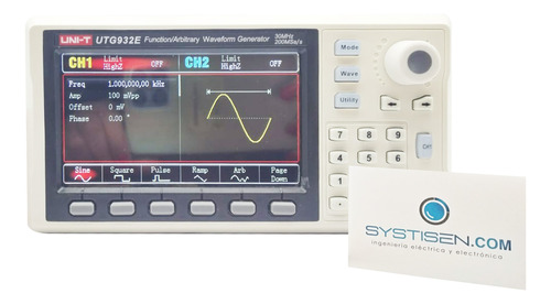 Systisen Generador De Funciones Uni-t 30 Mhz  200 Msa/s 