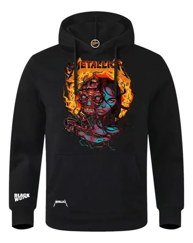 Buzo Canguro De Metallica Rock Unisex