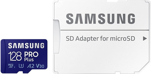 Tarjeta De Memoria Samsung Pro Plus Con Adaptador 128gb 160mb/s Mb-md128ka/am