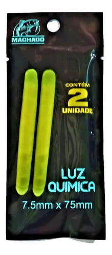 Luz Química Bastão Luminoso 75 Mm Cx Com 25 Cartelas (50 Un)