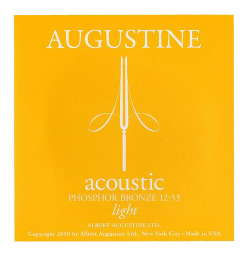 Cuerdas De Guitarra Acústica Augustine (hlacousticlight)