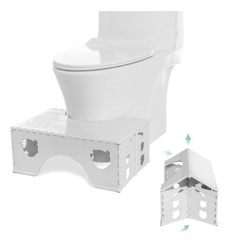 Taburete De Inodoro Plegable, Taburete De Bano Saludable De