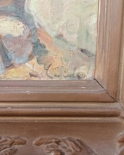 Óleo Sobre Tela Del Autor Español J. Canals (Usado)