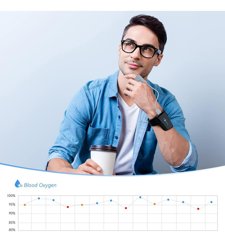 Medidor De Oxígeno Bluetooth Para La Salud,monitor De Oxigen